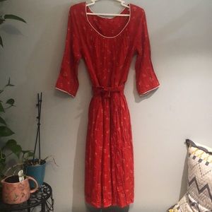 RARE Blutsgeschwister Floral Dress w/belt, NWOT